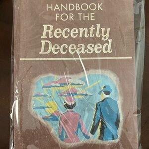 *New* Beetlejuice Handbook For The Recently Deceased collectible popcorn tin